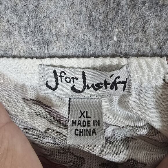 J for Justify Floral Maxi Dress Hi Lo Roses Comfort Off or On Shoulder Size XL - Picture 3 of 10